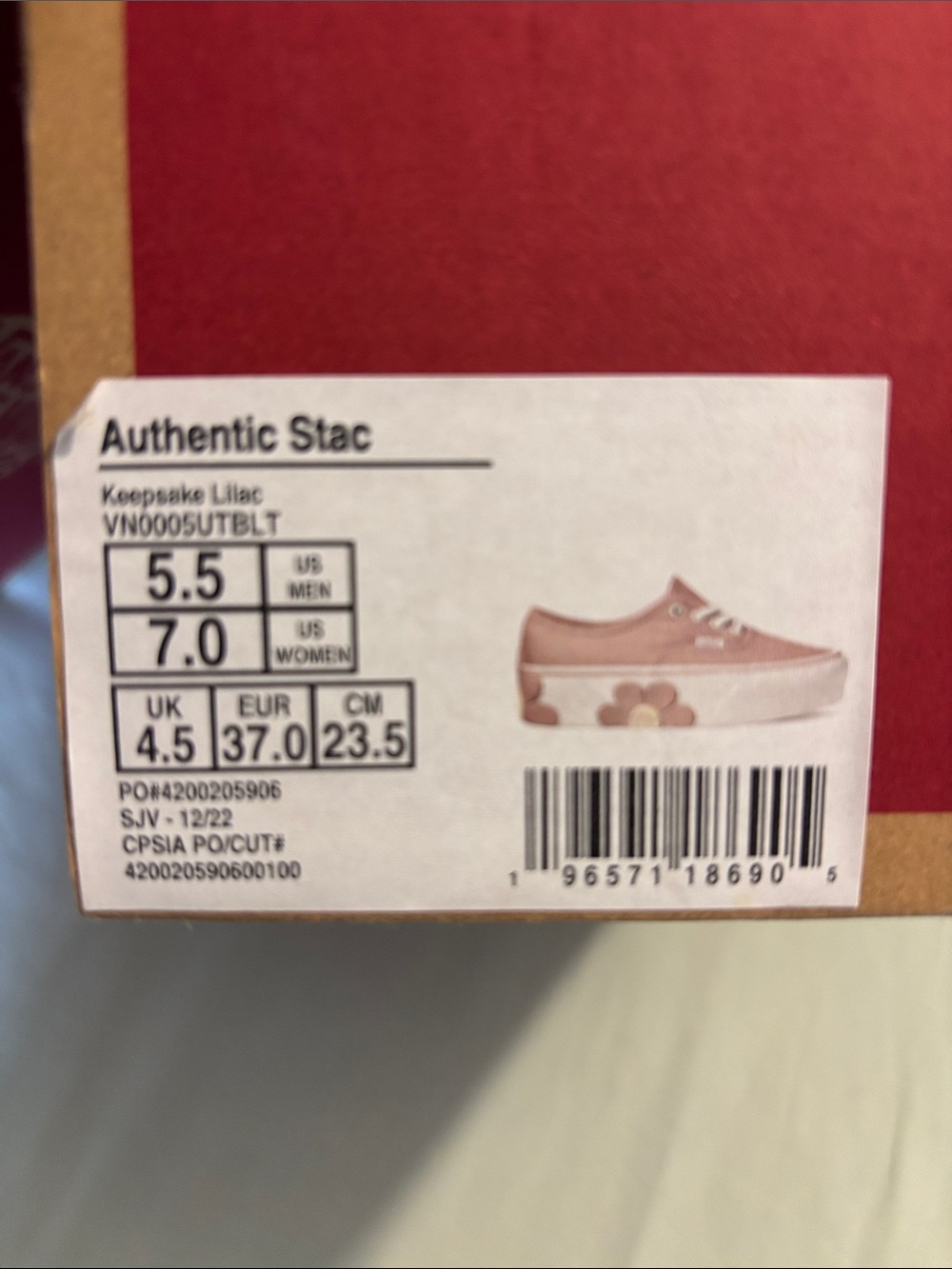 Vans stackform osf lilac keepsake sneakers - Picture 7 of 7